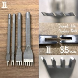 Děrovací vidličky 3,5 mm (  II Francouzský styl)