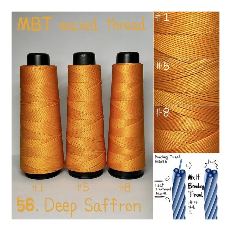 Voskovaná nit, deep saffron  (56.Deep Saffron)